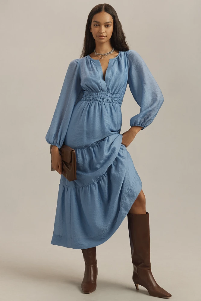 The Somerset Maxi Dress: Long-Sleeve Organza Edition