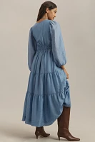 The Somerset Maxi Dress: Long-Sleeve Organza Edition