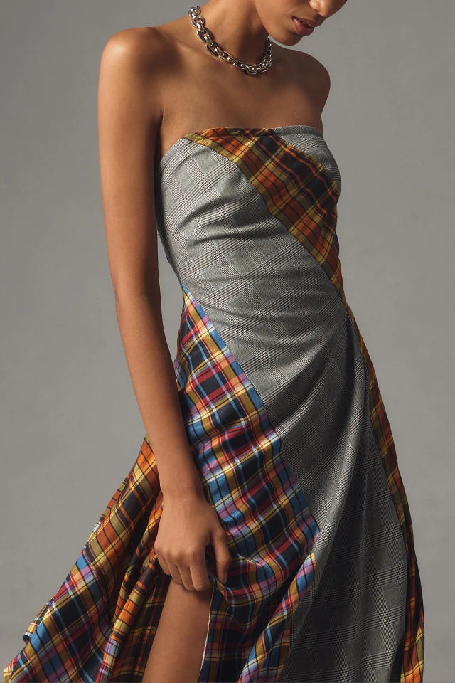 Maeve Strapless Asymmetrical Midi Dress at MarketFair Shoppes in Princeton, NJ Maeve Strapless Asymmetrical Midi Dress at MarketFair Shoppes in Princeton, NJ