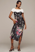 By Anthropologie Twofer Midi Slip Dress