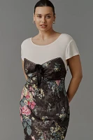 By Anthropologie Twofer Midi Slip Dress