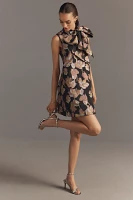The Caroline Sleeveless Tie-Neck Mini Dress by Maeve