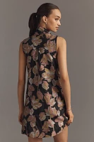 The Caroline Sleeveless Tie-Neck Mini Dress by Maeve