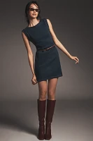 Pilcro Denim Muscle-Sleeve Mini Dress