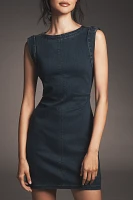 Pilcro Denim Muscle-Sleeve Mini Dress