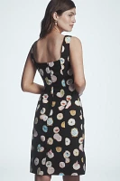 Maeve Fitted Square-Neck Mini Dress: Danielle Kroll Edition