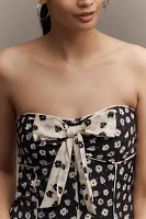 Maeve Strapless Bow-Front Swing Mini Dress