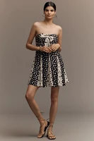 Maeve Strapless Bow-Front Swing Mini Dress