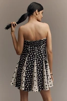 Maeve Strapless Bow-Front Swing Mini Dress