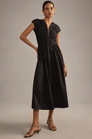 ESTHÉ Reversible Ruched Midi Dress