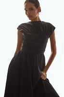 ESTHÉ Reversible Ruched Midi Dress