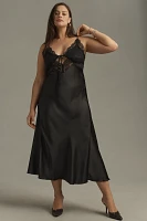 ESTHÉ Lace Satin Slip Dress