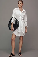 Derek Lam 10 Crosby Charlotte Tie-Waist Mini Shirt Dress