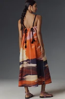Lingua Franca Ilias Sleeveless Midi Dress