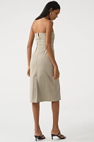 Maeve Strapless Belted Midi Dress