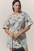 Dhruv Kapoor Short-Sleeve Denim Mini Dress