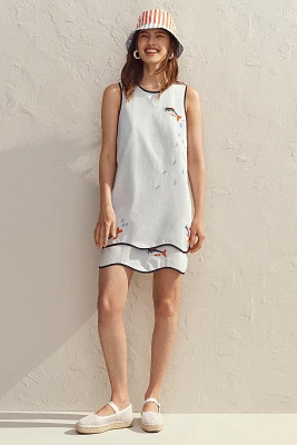 Maeve Sleeveless Tiered Mini Dress