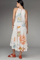 Pilcro Sleeveless Twofer Midi Dress