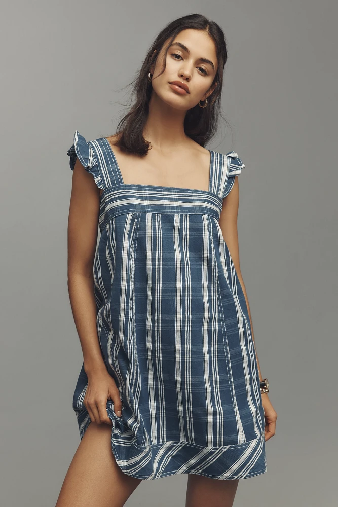 Pilcro Sleeveless Lakeside Swing Mini Dress