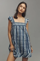 Pilcro Sleeveless Lakeside Swing Mini Dress