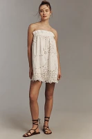 Maeve Strapless Lace Mini Dress