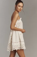 Maeve Strapless Lace Mini Dress