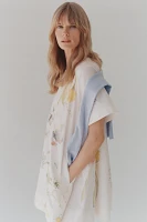 The Emmy Short-Sleeve Swing Mini Dress: Swan Gossip Edition
