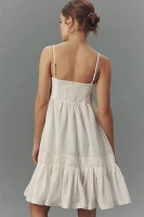 Pilcro Sleeveless Ruffle-Hem Midi Dress