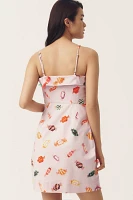 Maeve Printed Buttondown Mini Dress