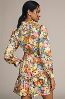 Love The Label x Liberty London Marketa Mini Shirt Dress