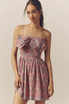 Love The Label Dolcia Sleeveless Bow A-Line Mini Dress