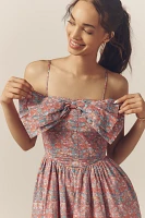 Love The Label Dolcia Sleeveless Bow A-Line Mini Dress