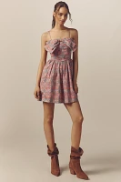 Love The Label Dolcia Sleeveless Bow A-Line Mini Dress
