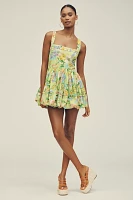Love The Label Berkeley Sleeveless Square-Neck Bubble Mini Dress