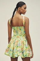 Love The Label Berkeley Sleeveless Square-Neck Bubble Mini Dress