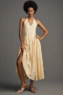 Extro&Vert Mila Halter Midi Dress