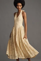 Extro&Vert Mila Halter Midi Dress
