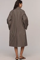 Barbour Nadine Checked Car Coat