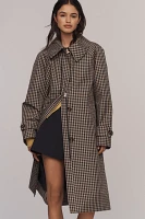 Barbour Nadine Checked Car Coat