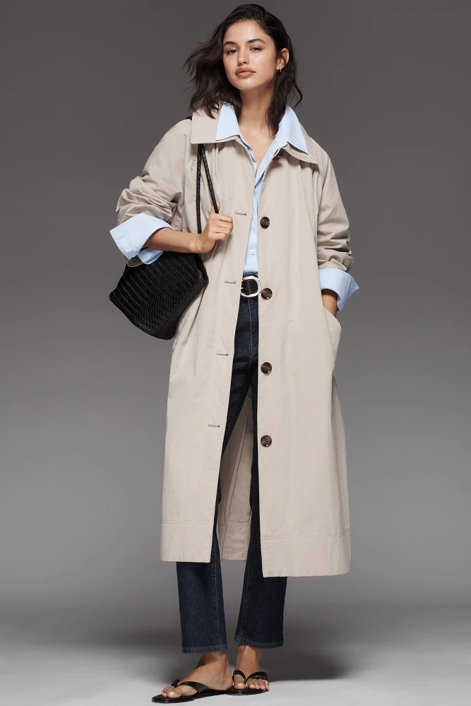 Barbour Garbo Showerproof Trench Coat