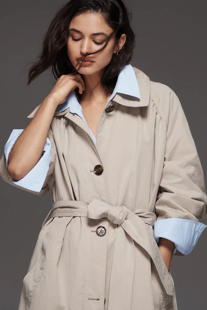 Barbour Garbo Showerproof Trench Coat