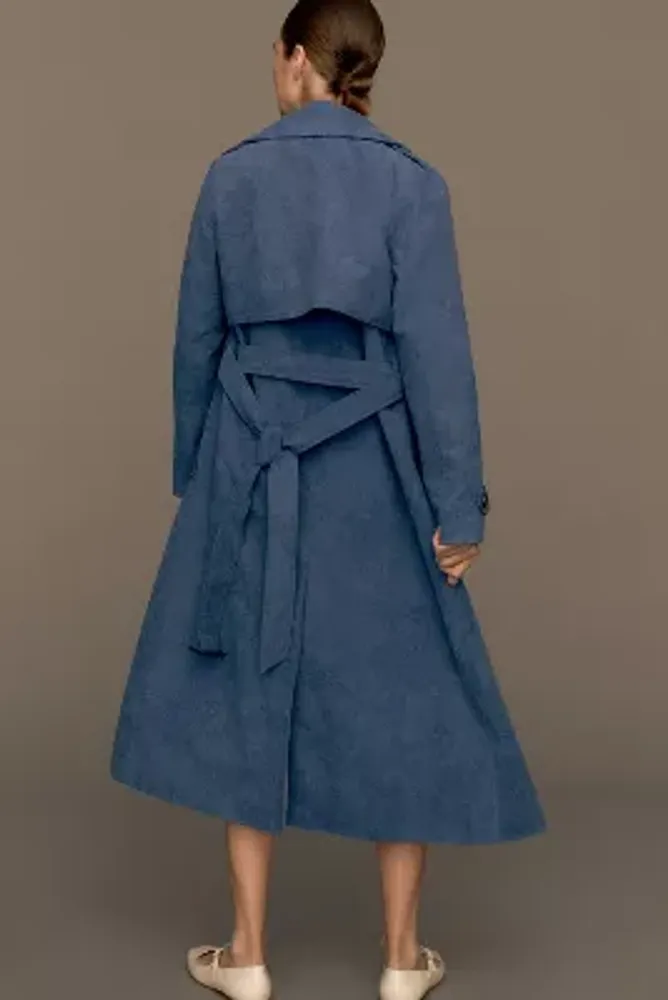 Bernardo Corduroy Trench Coat