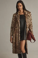 CHRLDR Ophelia Leopard-Print Faux-Fur Coat