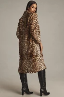 CHRLDR Ophelia Leopard-Print Faux-Fur Coat