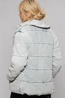 Avec Les Filles Quilted Denim Jacket