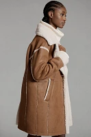 Avec Les Filles Faux-Shearling Coat