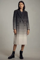 Avec Les Filles Ombre Wool-Blend Coat