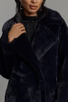 Avec Les Filles Luxe Faux-Fur Long Coat