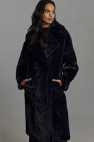 Avec Les Filles Luxe Faux-Fur Long Coat