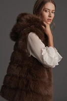 Avec Les Filles Faux-Fur Vest